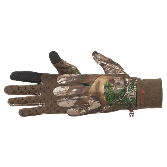 Men's Ranger TouchTip Hunting Glove in Realtree Xtra Pair Side View #color_brown