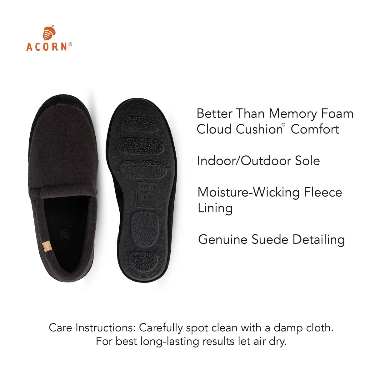 Men's Classic Moccasin Blue Slipper

#color_blue-check