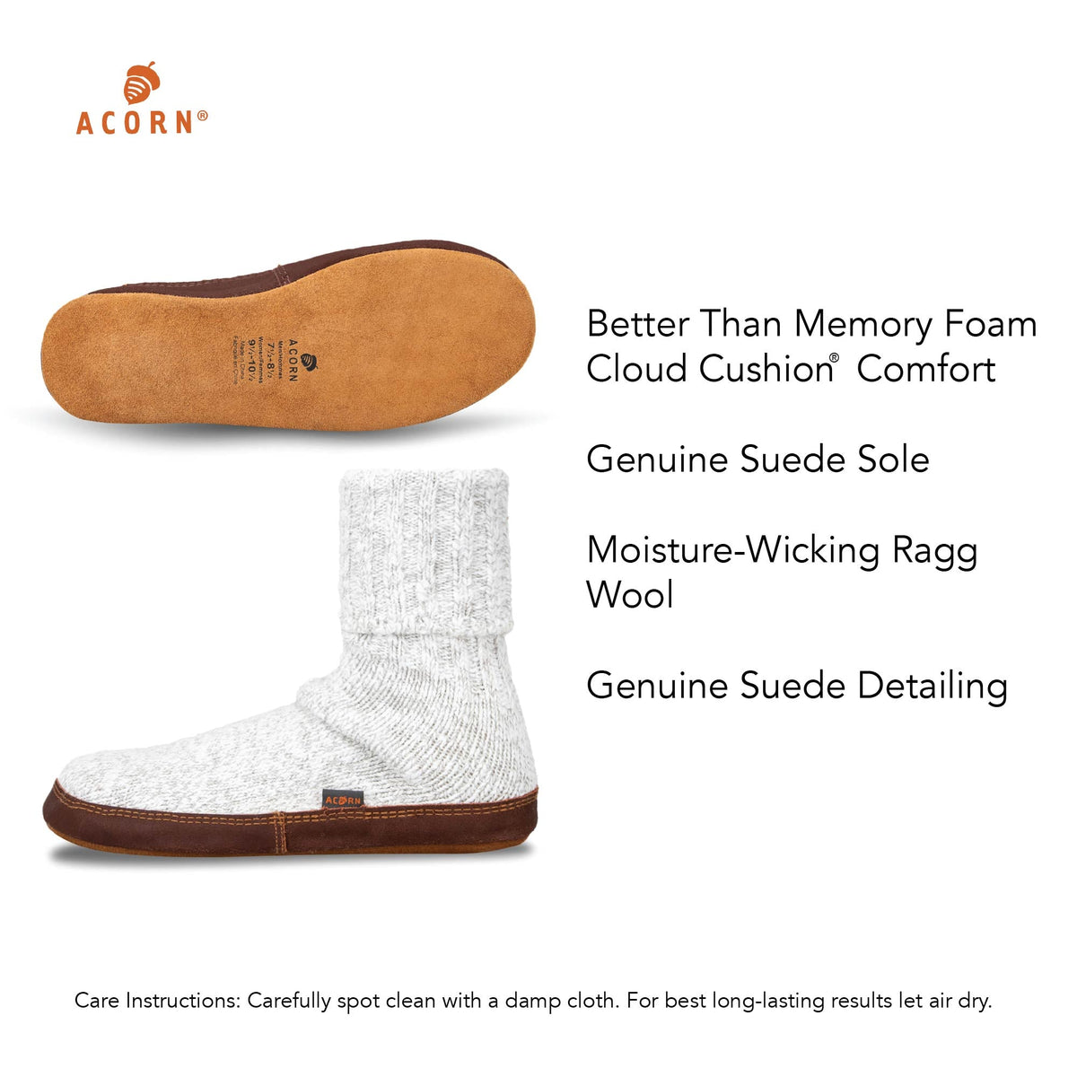 Light Gray Ragg Cotton Twist Original Slipper Sock

#color_light-gray-cotton-twist