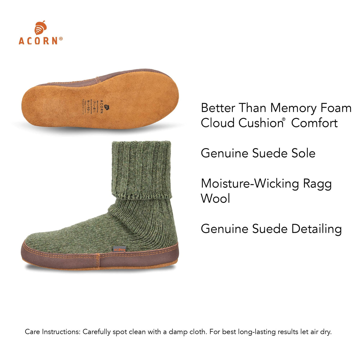 Olive Original Slipper Sock

#color_olive