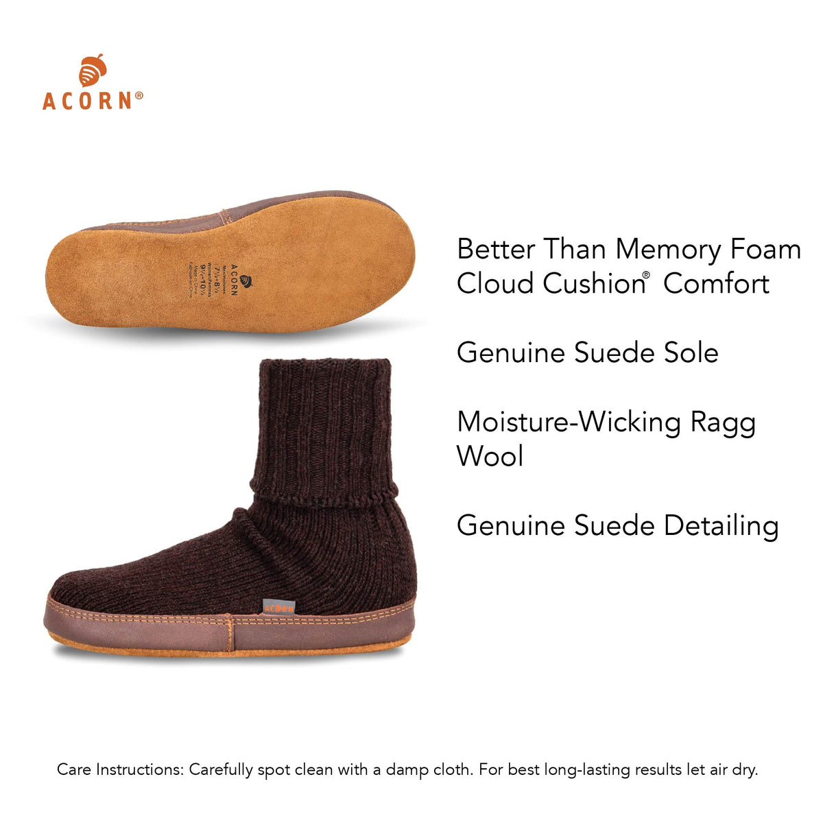 Rasin Original Slipper Sock

#color_raisin