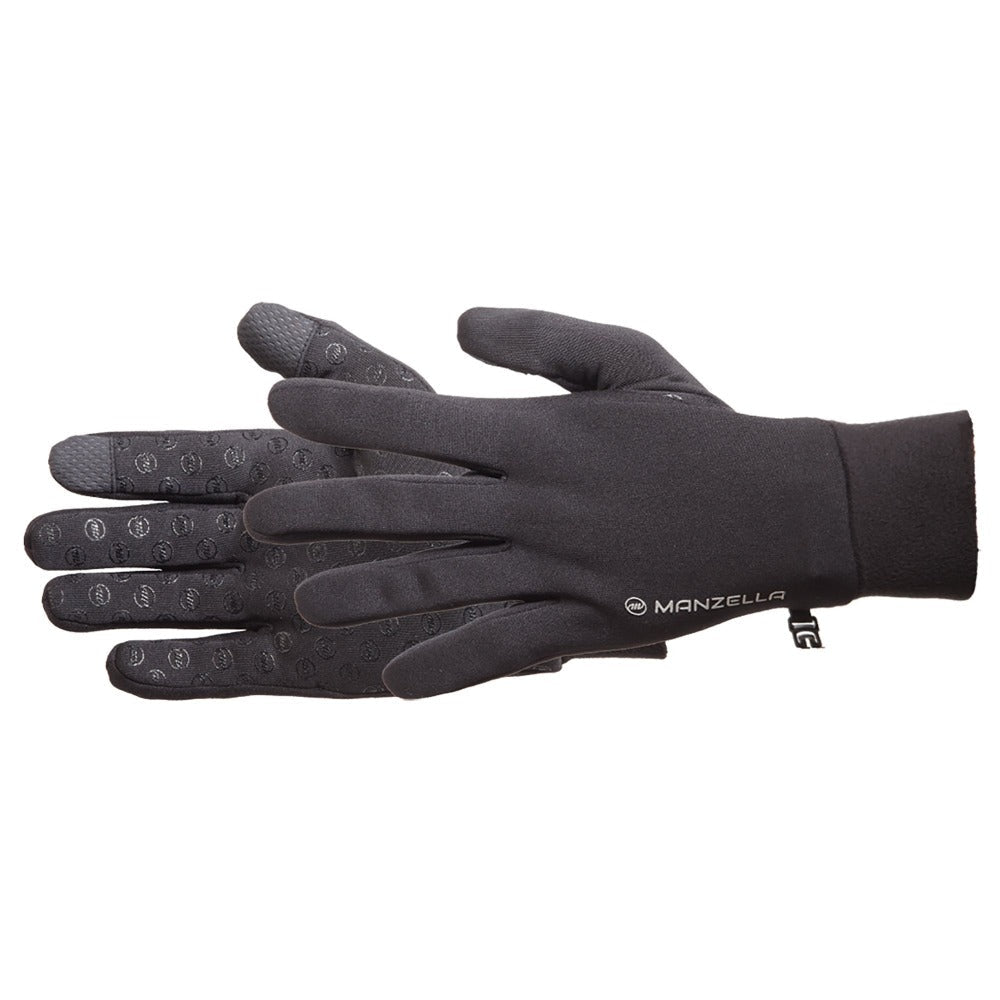 Women's Power Stretch Ultra Touchtip Gloves Pair Side Profile
#color_black
