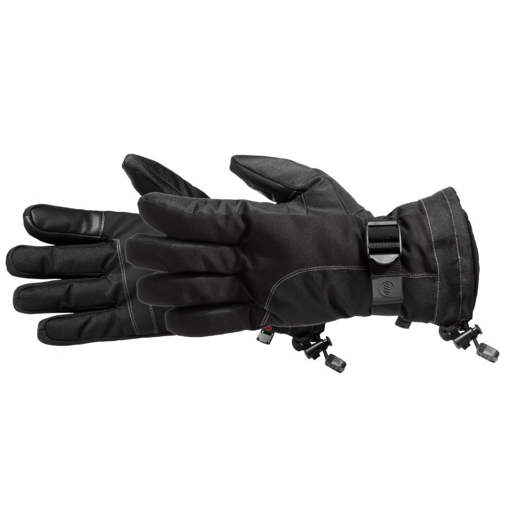 Men's Montana Waterproof Ski Glove Pair Side Profile
#color_black