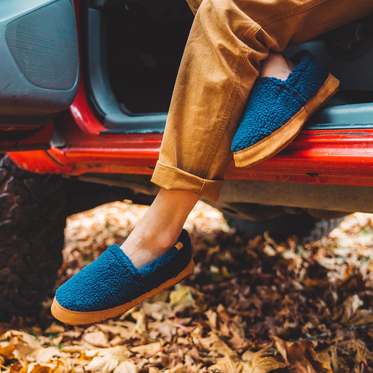 Men's Original Acorn Moccasins in Dark Charcoal #color_black
