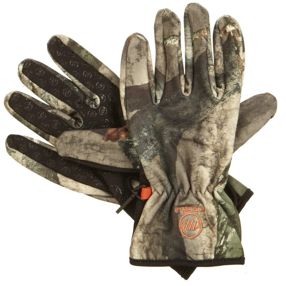 Women's Bow Ranger Hunting Gloves Pair Straight on View
#color_brown