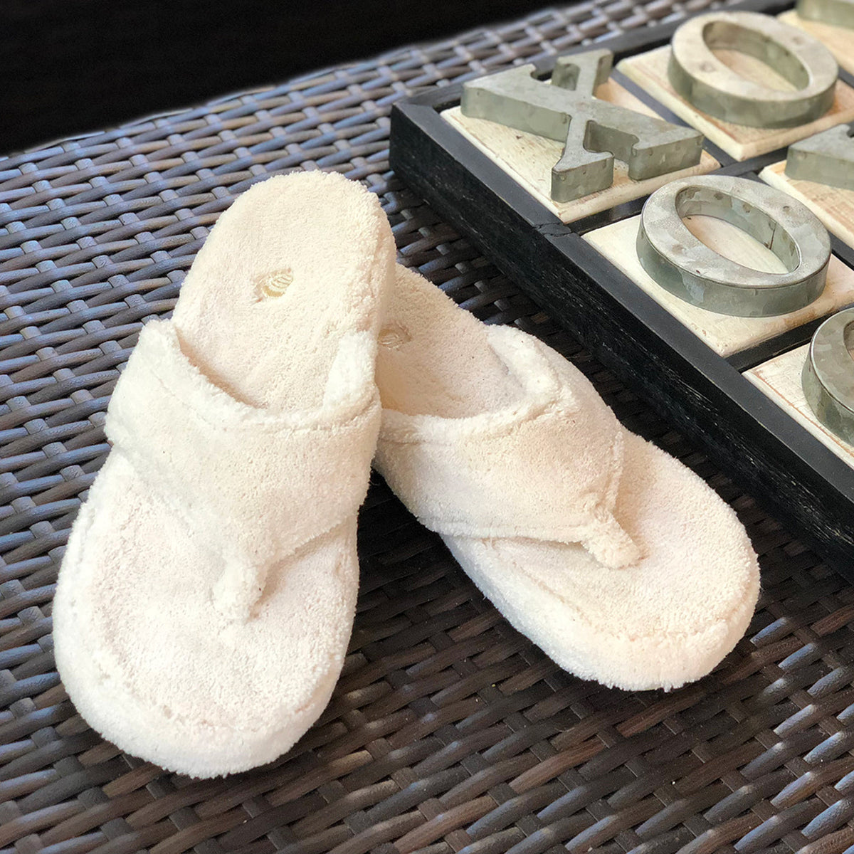 Women's Spa Natural Colored Flip Flop Slippers

#color_natural